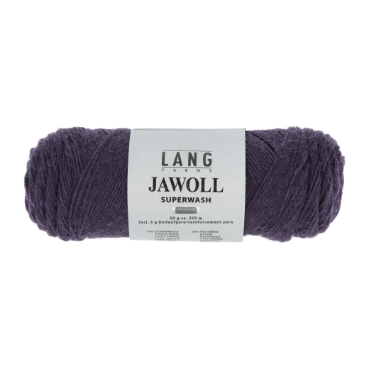 Lang Yarns Jawoll uni Sockenwolle 4-fach - aubergine