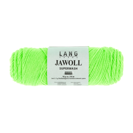Lang Yarns Jawoll uni Sockenwolle 4-fach - grün neon
