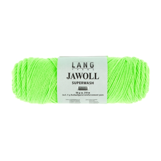 Lang Yarns Jawoll uni Sockenwolle 4-fach - grün neon