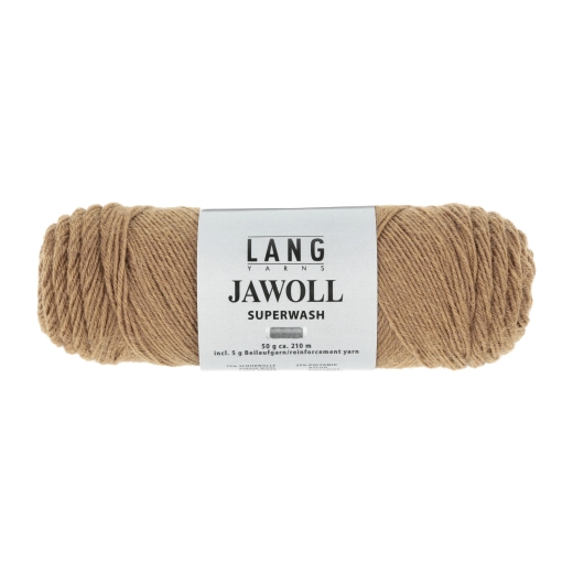 Lang Yarns Jawoll uni Sockenwolle 4-fach - camel