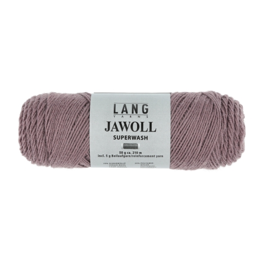 Lang Yarns Jawoll uni Sockenwolle 4-fach - altrosa dunkel