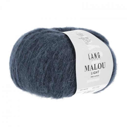 Malou Light Lang Yarns - stahlblau (0010)