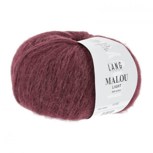 Malou Light Lang Yarns - dunkelrot (0062)