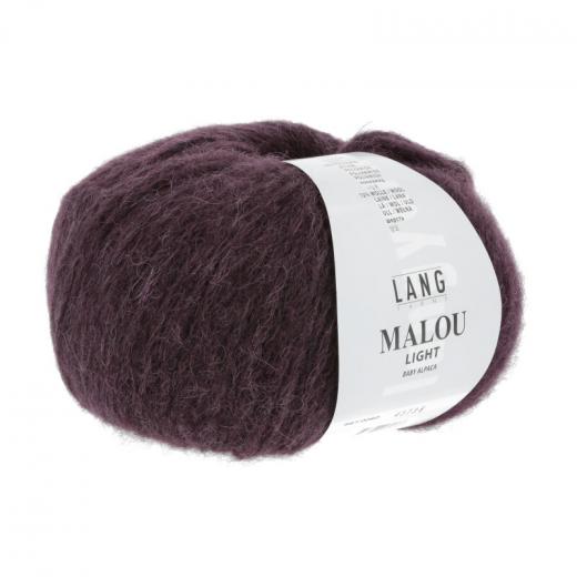 Malou Light Lang Yarns - aubergine (0080)