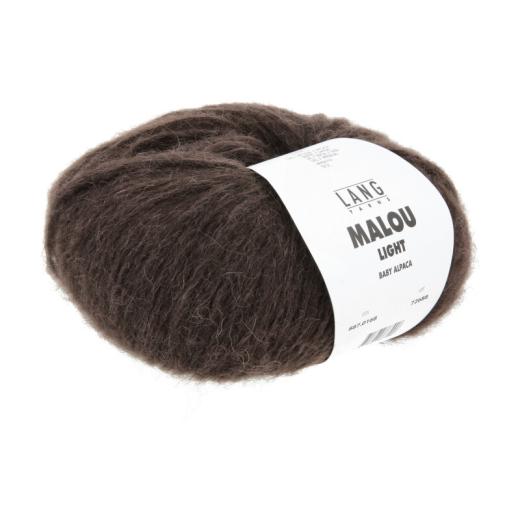 LANG YARNS Malou Light - schokolade (0168)