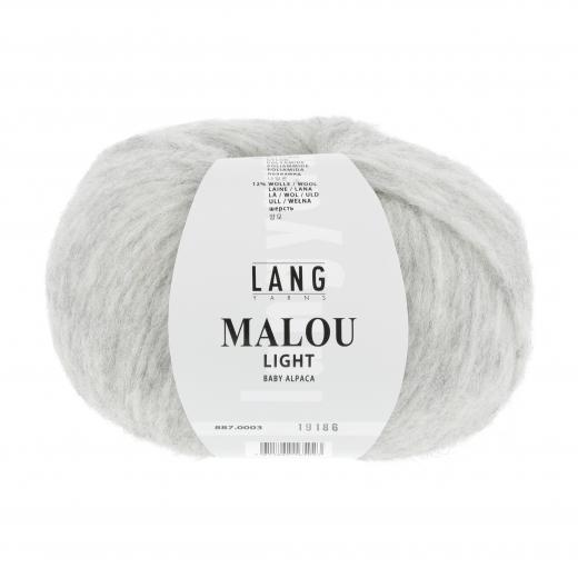 Malou Light Lang Yarns - hellgrau (0003)