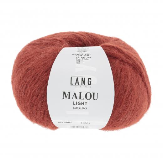 Malou Light Lang Yarns - ziegel (0087)