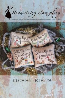 Stickvorlage Heartstring Samplery - Merry Birds