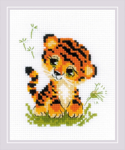 Riolis - Stickbild Baby Tiger
