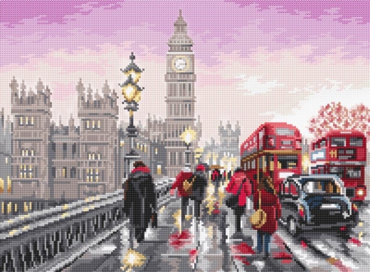 Leti Stitch Stickpackung - Westminster Bridge