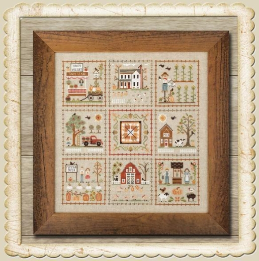 Stickvorlage Little House Needleworks - Fall on the Farm (Serie mit 9 Vorlagen)