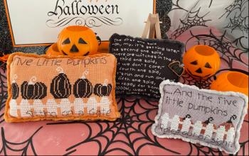 Five Little Pumpkins Pillows - Mani Di Donna (Stickvorlage)