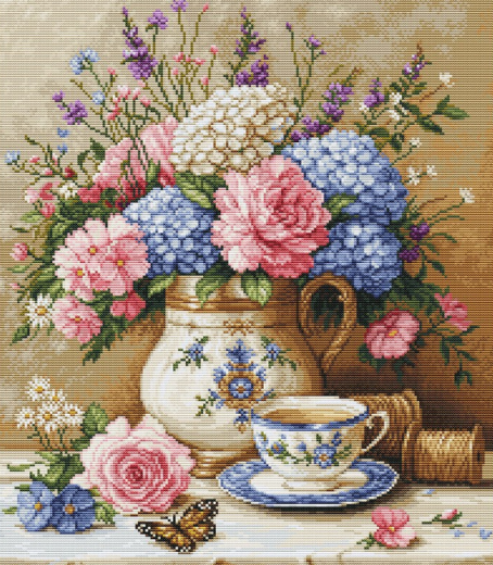 Floral Nostalgia - Luca-S (Gobelinstickpackung)