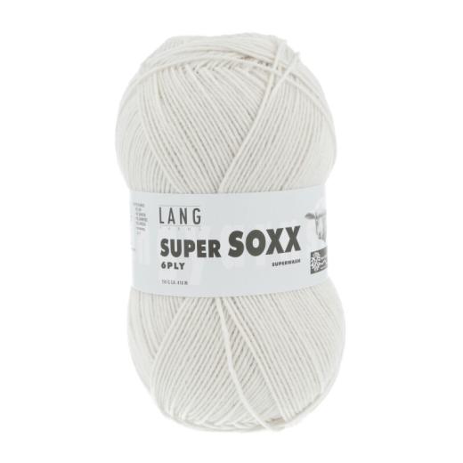 LANG YARNS Super Soxx 6-fach Sockenwolle - silber (0123)