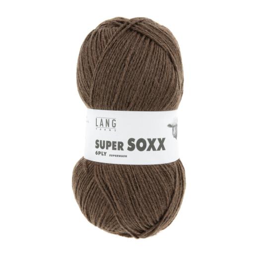 LANG YARNS Super Soxx 6-fach Sockenwolle - schokolade (0167)