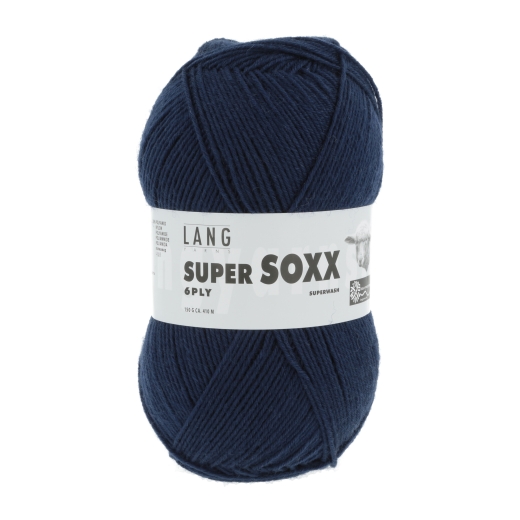Lang Yarns Super Soxx 6-fach Sockenwolle - navy