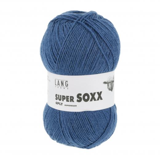 Lang Yarns Super Soxx 6-fach Sockenwolle - jeans