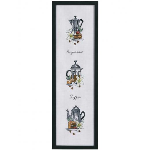 Sampler Kaffeekannen - Stickpackung Permin
