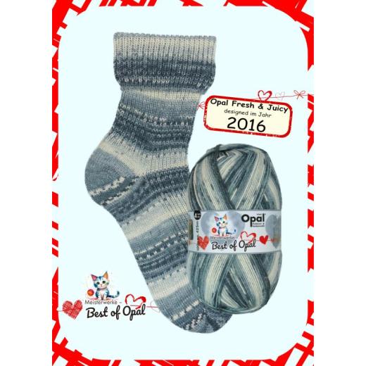 Best of Opal 4-fach Sockenwolle - Herzhafte Olive (9366)