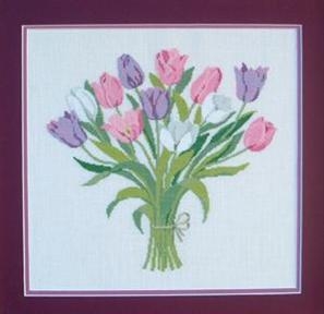 Haandarbejdets Fremme - Tulpenstrauß