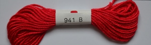 Soie dAlger Au Ver A Soie Seidenstickgarn Farbe 941 rot extra