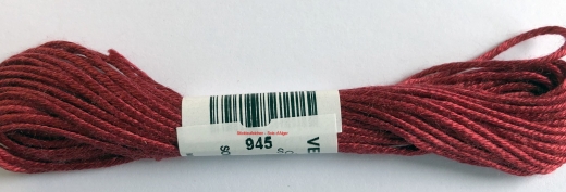 Soie dAlger Au Ver A Soie Seidenstickgarn Farbe 945 rot extra