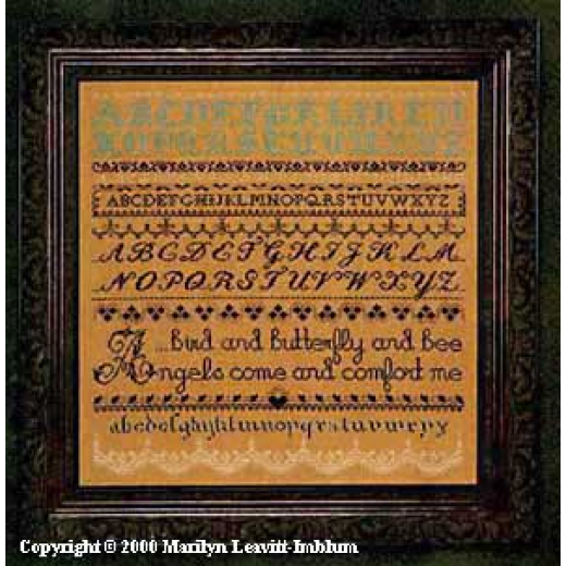 Lavender & Lace - Angel Sampler