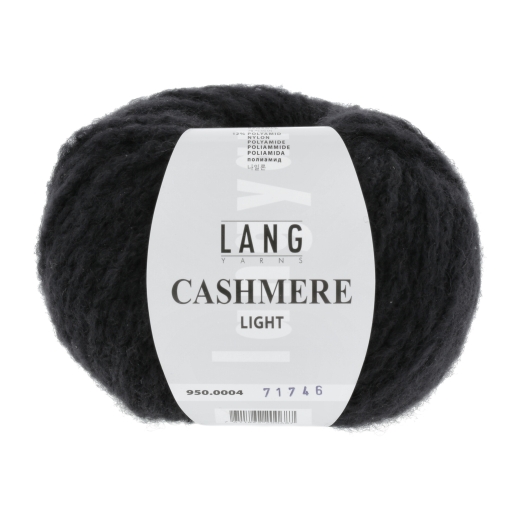Cashmere Light Lang Yarns - schwarz (0004)