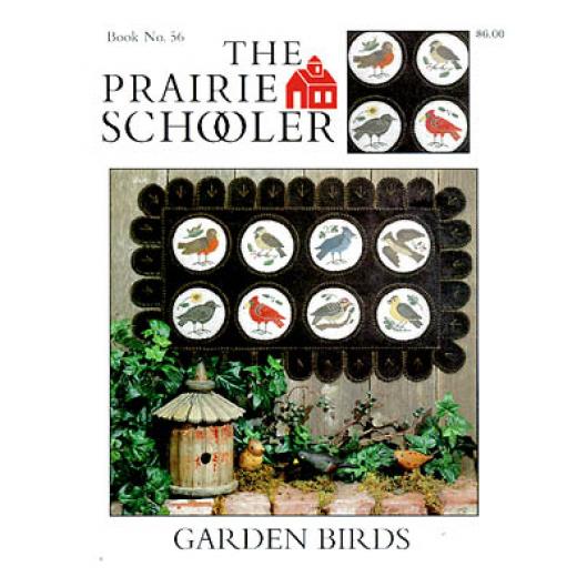 Stickvorlage The Prairie Schooler - Garden Birds
