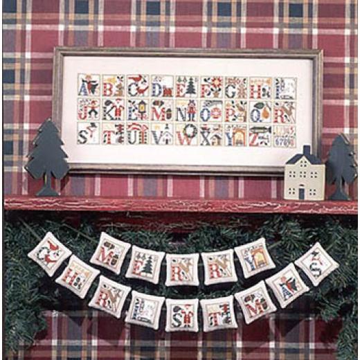 Prairie Schooler - Christmas Alphabet (Stickvorlage)
