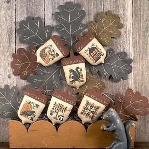 Prairie Schooler - Acorns (Stickvorlage)