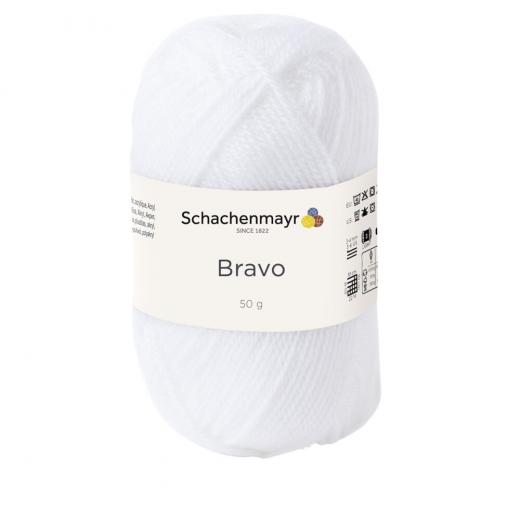 Bravo uni Schachenmayr - Weiß (08224)