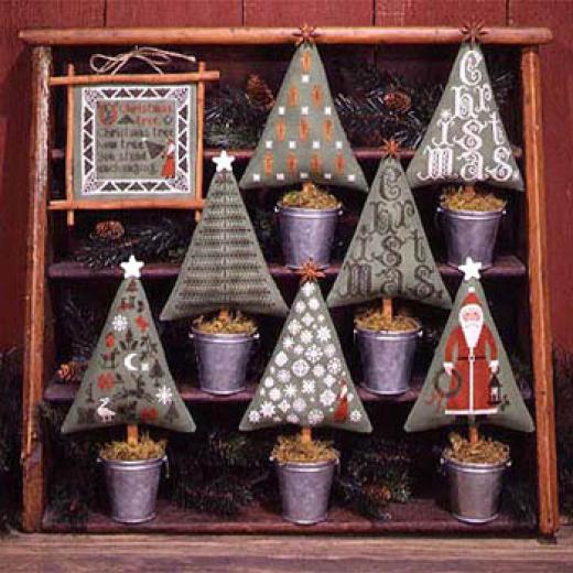 Prairie Schooler - Christmas Trees (Stickvorlage)