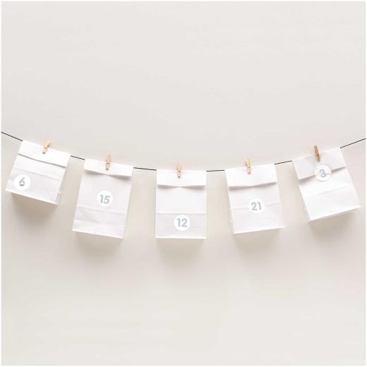Adventskalenderset weiss - Rico Design (Ausverkauf)