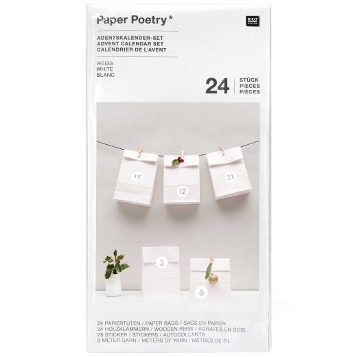 Adventskalenderset weiss - Rico Design (Ausverkauf)