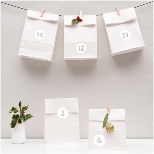 Adventskalenderset weiss - Rico Design (Ausverkauf)