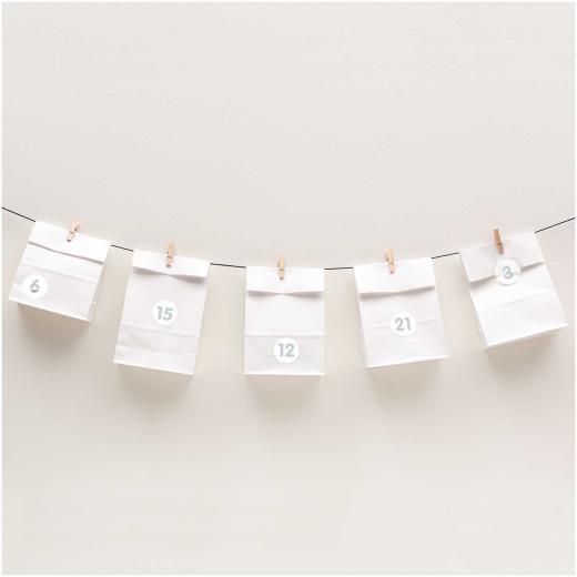 Adventskalenderset weiss - Rico Design (Ausverkauf)