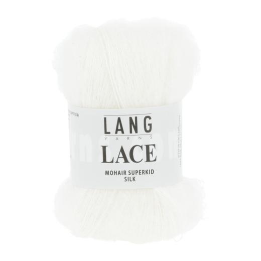 Lang Yarns Lace - weiß (0001)