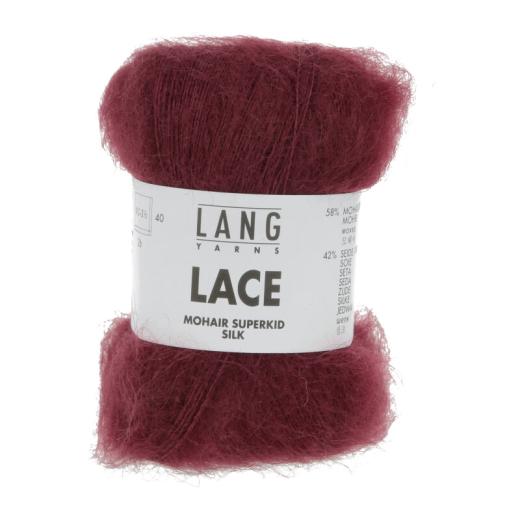 Lang Yarns Lace - weinrot (0062)