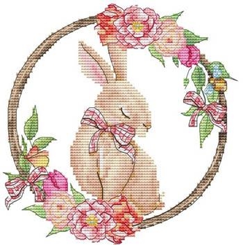 Stickvorlage Les Petites Croix De Lucie - Springs Rabbit