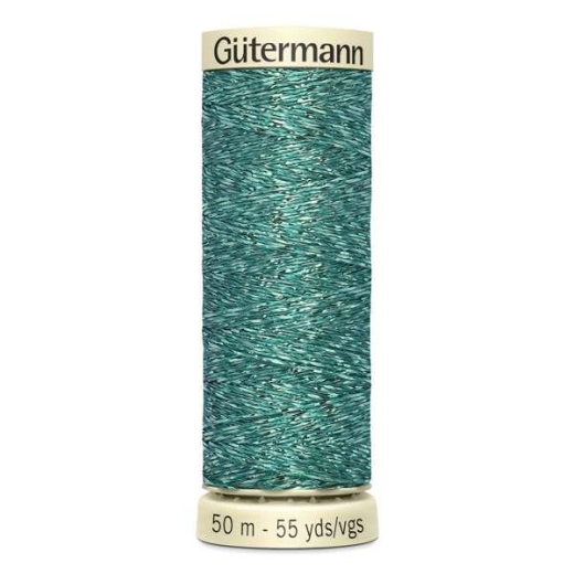 Gütermann Metalleffekt-Faden W 331 - Farbe 235 türkis