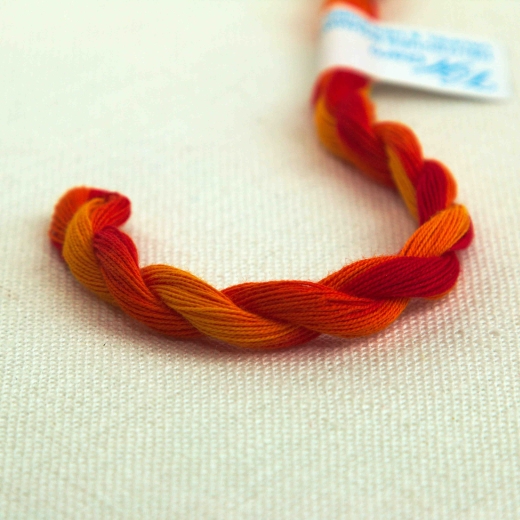 Stickgarn Vaupel & Heilenbeck - orange-rot (Ausverkauf Restbestand)