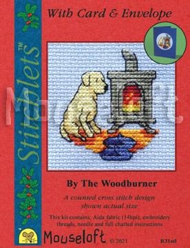 Mouseloft - By the Woodburner mit Passepartoutkarte