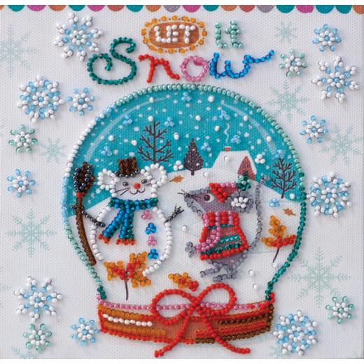 Abris Art - Bead Embroidery kit Snowiness