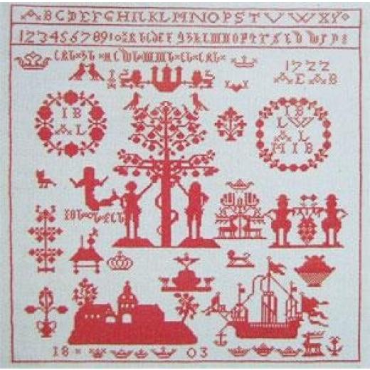 Adam & Eva - Haandarbejdets Fremme Stickpackung