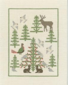 Fremme Stickpackung - Weihnachten im Wald