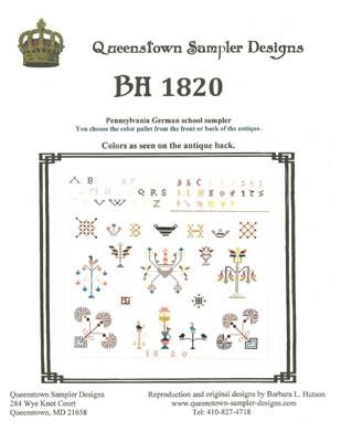 BH 1820 - Queenstown Sampler Designs (Stickvorlage)