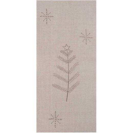 Reststück Leinenband Tanne natur 128 x20 cm - Rico Design (Ausverkauf)