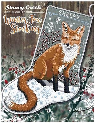 Stickvorlage Stoney Creek Collection - Winter Fox Stocking