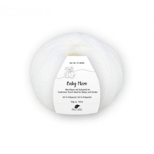 Pro Lana Baby Micro - weiß (Farbe 1)